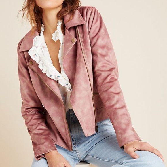 Anthropologie Suede Lucie Jacket - Size L - Picture 1 of 3